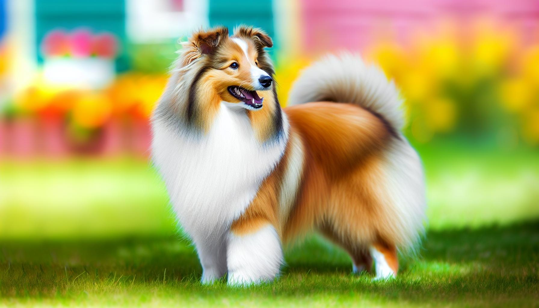 A cute australian sheltie